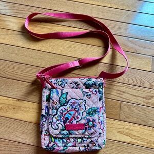 Vera Bradley Pink Floral Crossbody Bag
